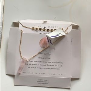 Rose quartz necklace